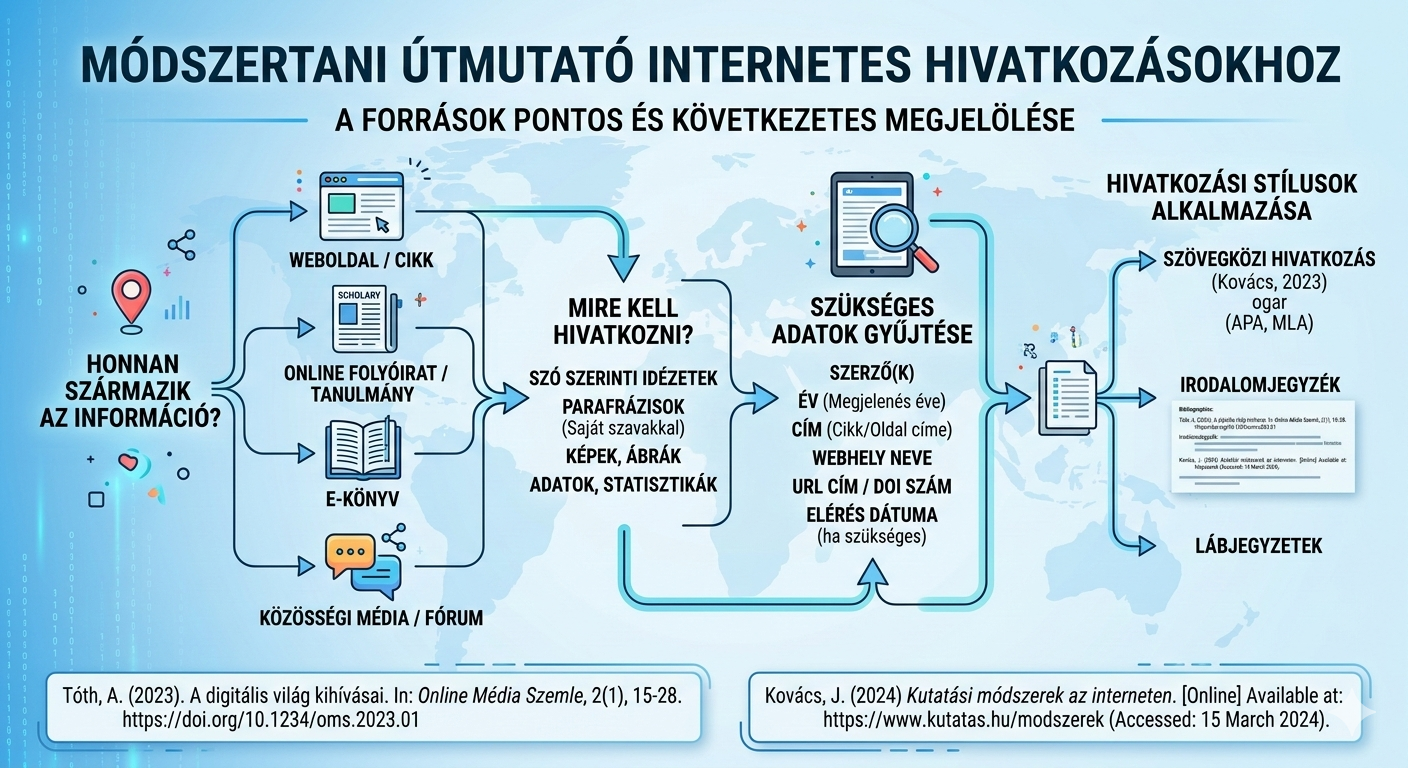 Módszertani útmutató internetes hivatkozásokhoz