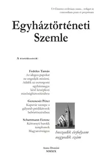 Egyháztörténeti Szemle 2019/4